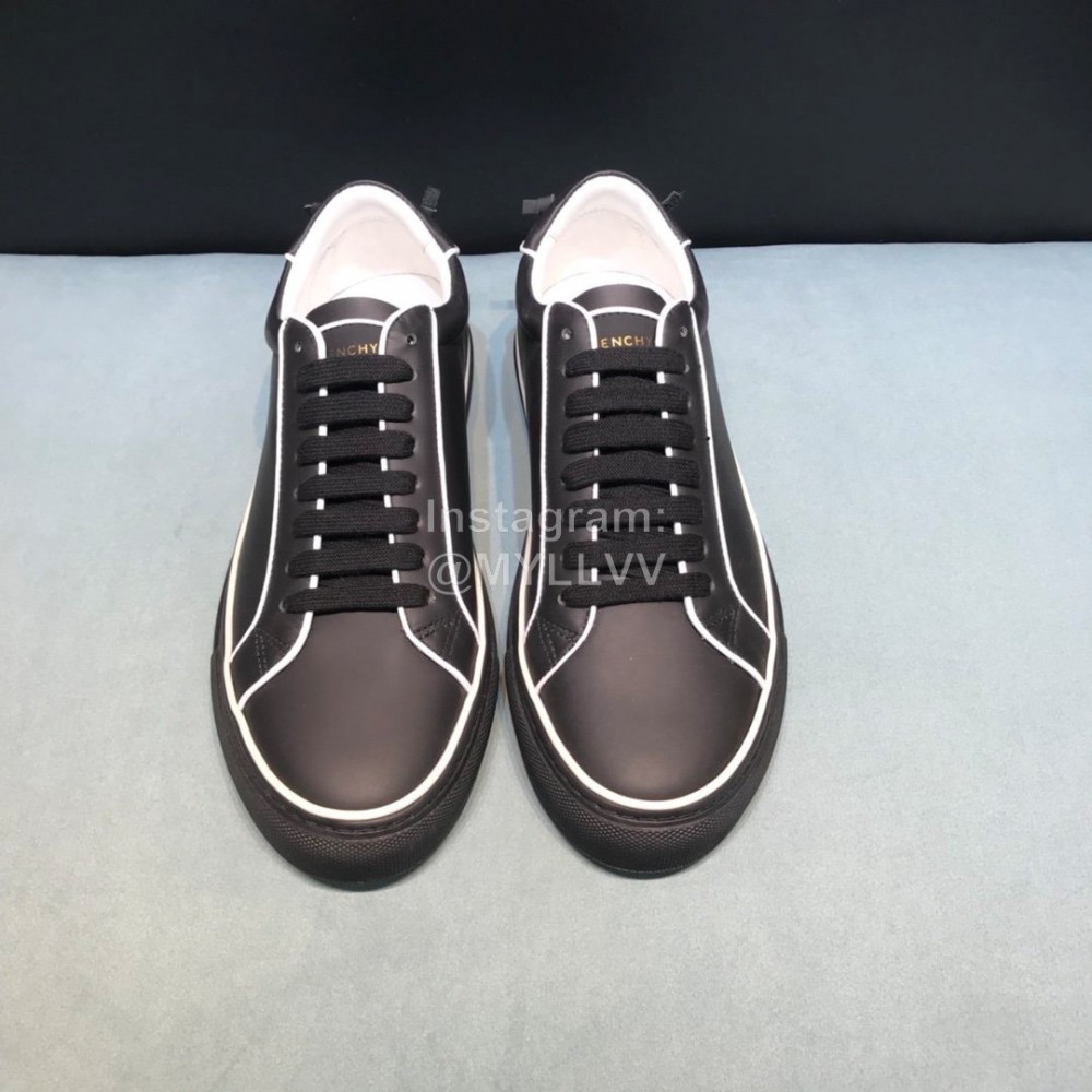 Givenchy Fashion Black Leather Leisure Shoes For Men And Women 