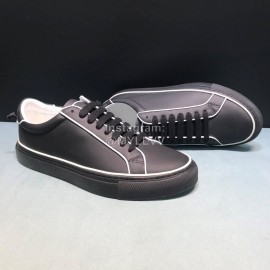 Givenchy Fashion Black Leather Leisure Shoes For Men And Women 