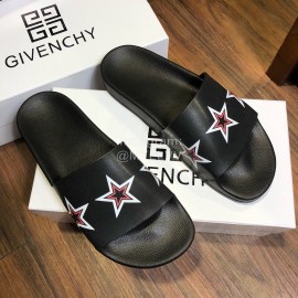 Givenchy Summer Soft Printed Calf Leather Slippers For Men 