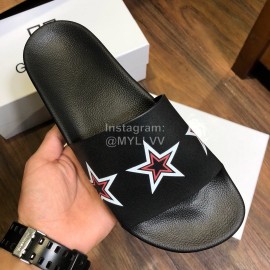 Givenchy Summer Soft Printed Calf Leather Slippers For Men 