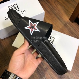 Givenchy Summer Soft Printed Calf Leather Slippers For Men 