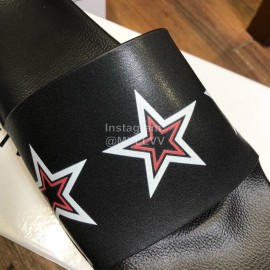 Givenchy Summer Soft Printed Calf Leather Slippers For Men 