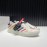 Givenchy Urban Street Canvas Leather Sneakers For Men And Women Red