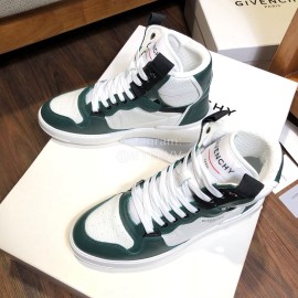 Givenchy Leisure Sports High Top Shoes For Men Green