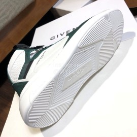 Givenchy Leisure Sports High Top Shoes For Men Green