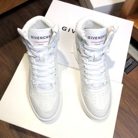 Givenchy Leisure Sports High Top Shoes For Men White