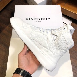 Givenchy Leisure Sports High Top Shoes For Men White