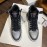 Givenchy Leisure Sports High Top Shoes For Men Silver