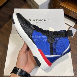Givenchy Leisure Sports High Top Shoes For Men Blue