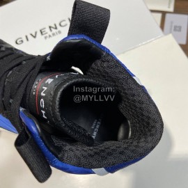 Givenchy Leisure Sports High Top Shoes For Men Blue