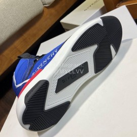 Givenchy Leisure Sports High Top Shoes For Men Blue