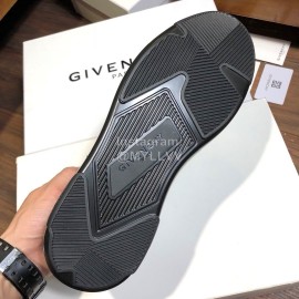 Givenchy Lychee Grain Leather Leisure Sports Shoes For Men Black