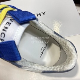 Givenchy Lychee Grain Leather Leisure Sports Shoes Blue For Men 