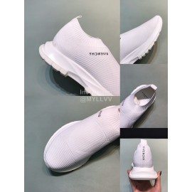 Givenchy Printed Breathable Knitted Casual Shoes For Men White