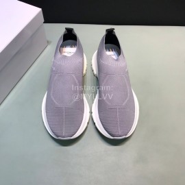 Givenchy Printed Breathable Knitted Casual Shoes For Men Gray