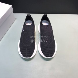 Givenchy Printed Breathable Knitted Casual Shoes For Men Black