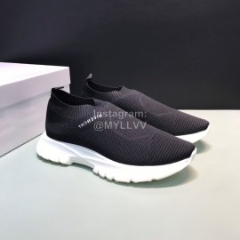 Givenchy Printed Breathable Knitted Casual Shoes For Men Black