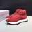 Givenchy Printed Breathable Knitted High Top Casual Shoes For Men Red