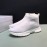 Givenchy Printed Breathable Knitted High Top Casual Shoes For Men White