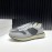Givenchy Leather Mesh Sneakers For Men Gray