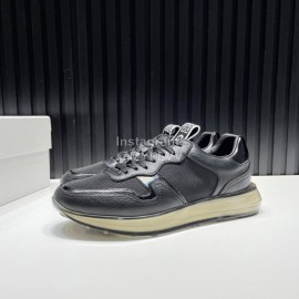 Givenchy Leather Mesh Sneakers For Men Black