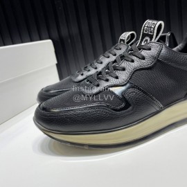 Givenchy Leather Mesh Sneakers For Men Black