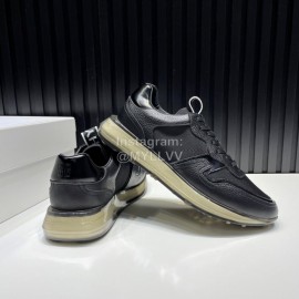 Givenchy Leather Mesh Sneakers For Men Black