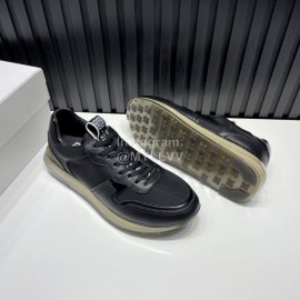 Givenchy Leather Mesh Sneakers For Men Black
