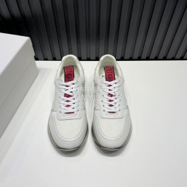 Givenchy Leather Mesh Sneakers For Men White