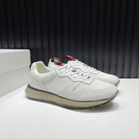 Givenchy Leather Mesh Sneakers For Men White