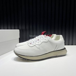 Givenchy Leather Mesh Sneakers For Men White