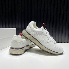 Givenchy Leather Mesh Sneakers For Men White
