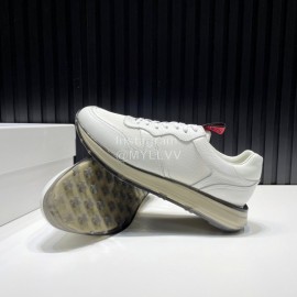 Givenchy Leather Mesh Sneakers For Men White