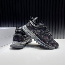 Givenchy Printed Mesh Sneakers For Men Black