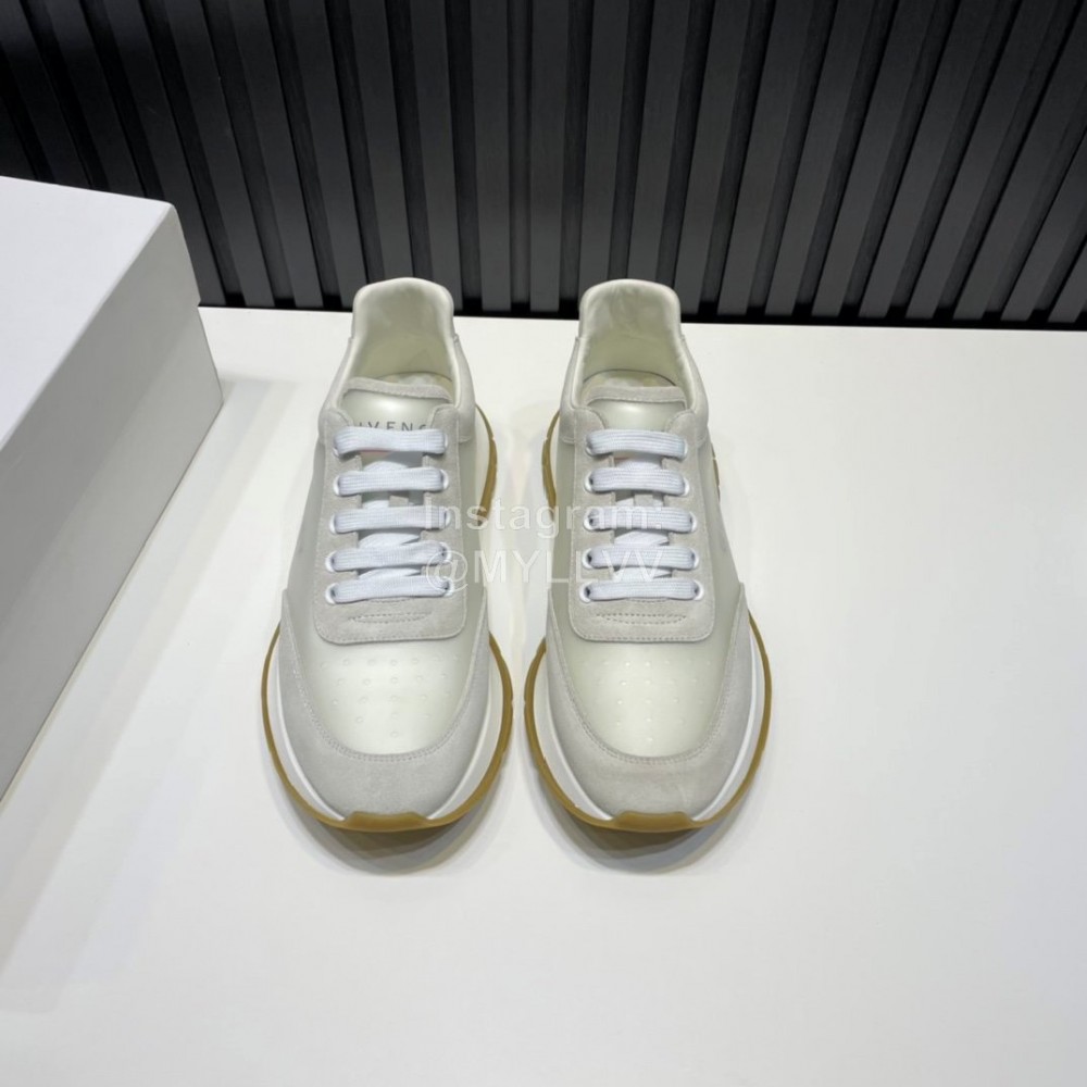 Givenchy Leather Air Cushion Running Shoes For Men Beige
