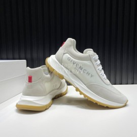 Givenchy Leather Air Cushion Running Shoes For Men Beige