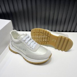 Givenchy Leather Air Cushion Running Shoes For Men Beige