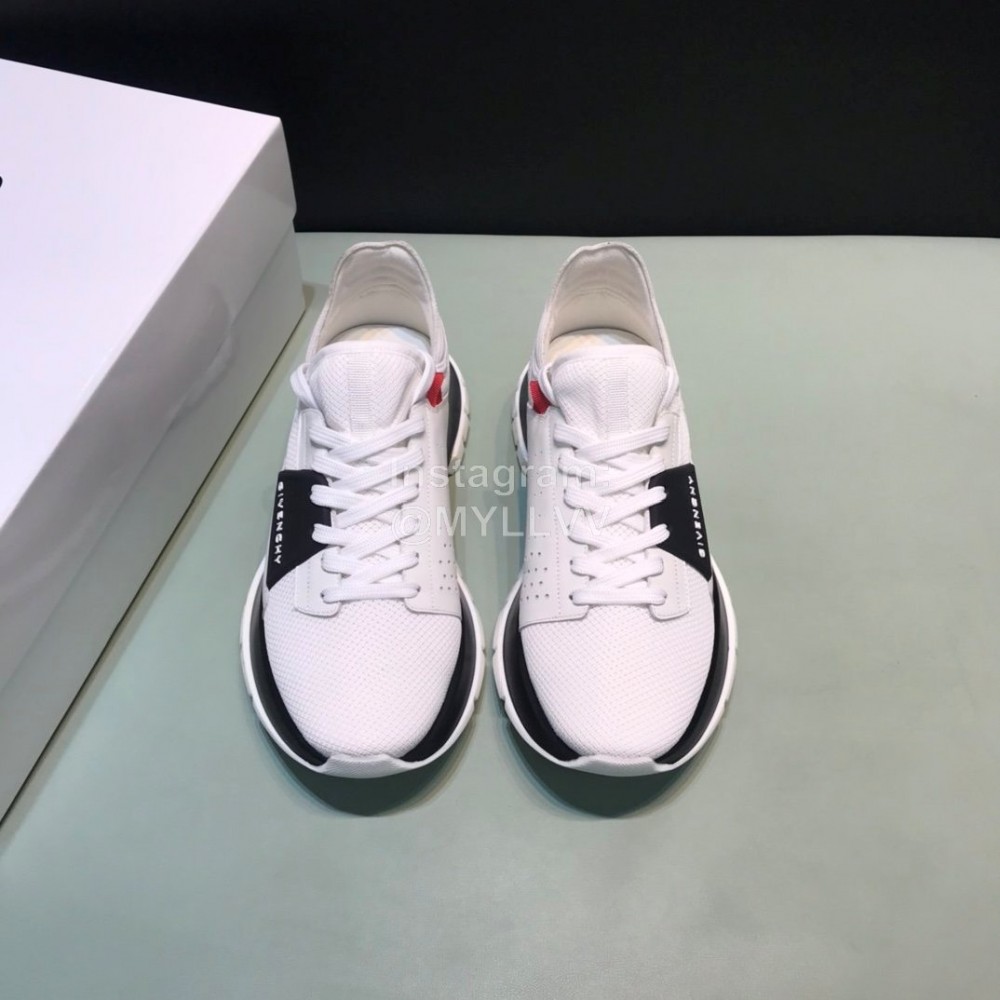 Givenchy White Nylon Running Shoes For Men 