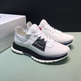 Givenchy White Nylon Running Shoes For Men 