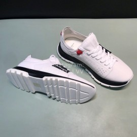 Givenchy White Nylon Running Shoes For Men 