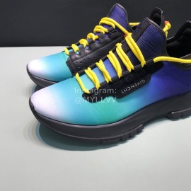 Givenchy Canvas Leather Spectre Sneakers For Men Blue