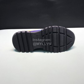 Givenchy Canvas Leather Spectre Sneakers For Men Blue