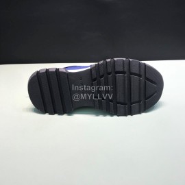 Givenchy Canvas Leather Spectre Sneakers Blue For Men