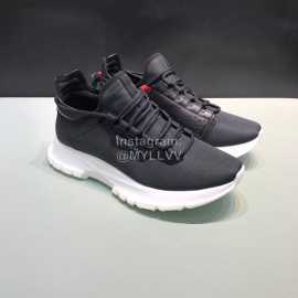 Givenchy Canvas Leather Spectre Sneakers For Men Black