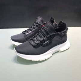 Givenchy Canvas Leather Spectre Sneakers For Men Black