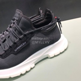 Givenchy Canvas Leather Spectre Sneakers For Men Black