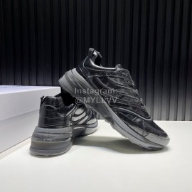 Givenchy Leather Transparent Sole Sneakers For Men Black