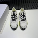 Givenchy Leather Transparent Yellow Sole Sneakers For Men White
