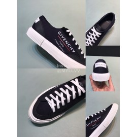 Givenchy Black Canvas Casual Sneakers For Men