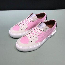 Givenchy Fashion Pink Canvas Casual Shoes For Men